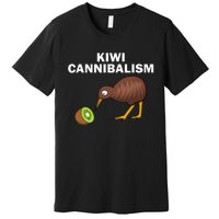 Funny Kiwi Bird Gift Cannibalism For Fruit Lover Premium T-Shirt