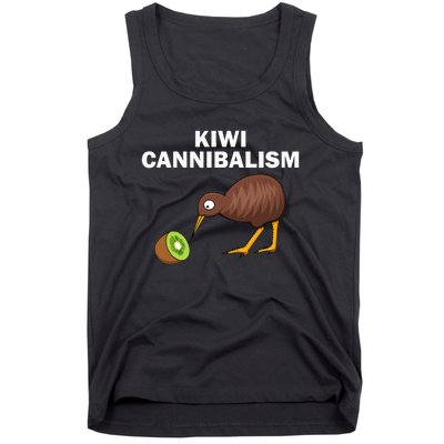 Funny Kiwi Bird Gift Cannibalism For Fruit Lover Tank Top