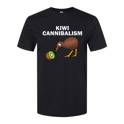 Funny Kiwi Bird Gift Cannibalism For Fruit Lover Softstyle CVC T-Shirt