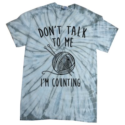 Funny Knitting Crochet Tie-Dye T-Shirt