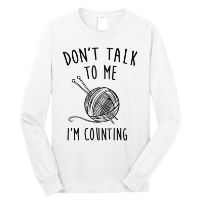 Funny Knitting Crochet Long Sleeve Shirt