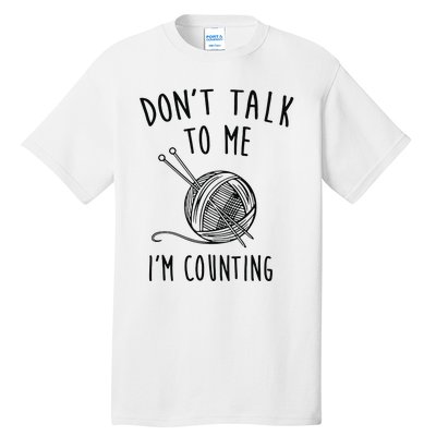 Funny Knitting Crochet Tall T-Shirt