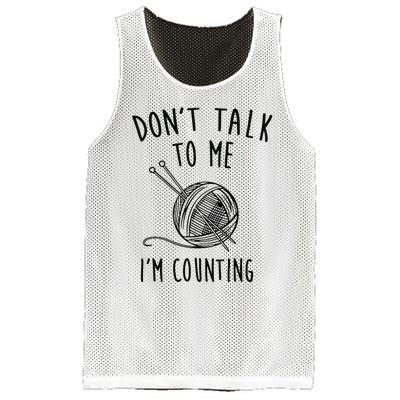 Funny Knitting Crochet Mesh Reversible Basketball Jersey Tank