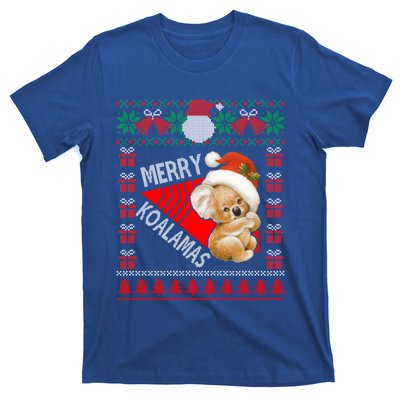 Funny Koala Christmas Lights Ugly Sweater Xmas Gift T-Shirt