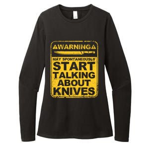 Funny Knife Collector Design Knife Lovers Butchers Womens CVC Long Sleeve Shirt