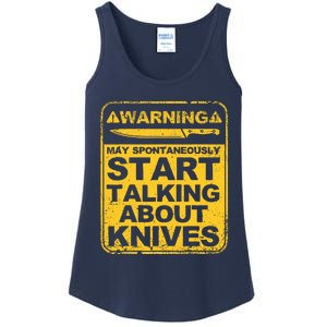 Funny Knife Collector Design Knife Lovers Butchers Ladies Essential Tank