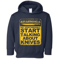 Funny Knife Collector Design Knife Lovers Butchers Toddler Hoodie