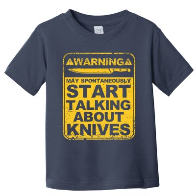 Funny Knife Collector Design Knife Lovers Butchers Toddler T-Shirt