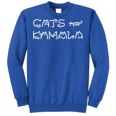 Funny Kamala Cat Typography Great Gift Sweatshirt