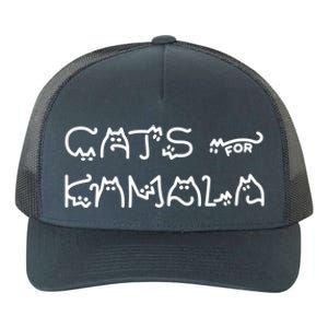 Funny Kamala Cat Typography Great Gift Yupoong Adult 5-Panel Trucker Hat