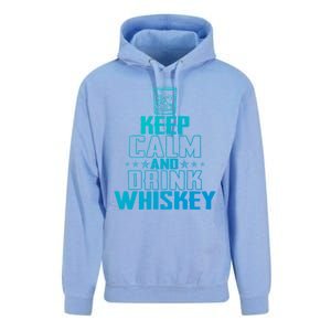 Funny Keep Calm And Whiskey Quote Whiskey Lover Adults Gift Unisex Surf Hoodie