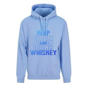 Funny Keep Calm And Whiskey Quote Whiskey Lover Adults Gift Unisex Surf Hoodie