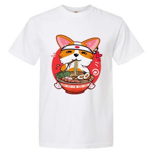 Funny Kawaii Corgi Ramen Cute Japanese Manga Anime Gift Dog Lovers Garment-Dyed Heavyweight T-Shirt