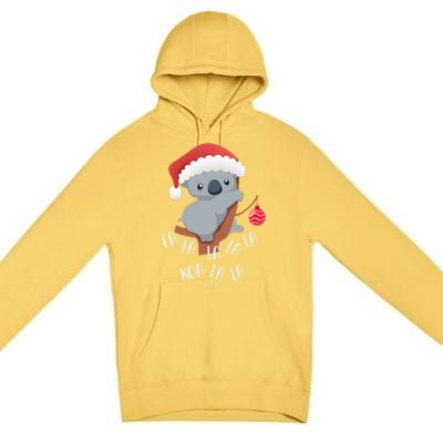 Falala Koalalala Cute Koala Bear Australian Christmas Gift Premium Pullover Hoodie