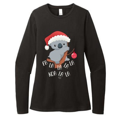 Falala Koalalala Cute Koala Bear Australian Christmas Gift Womens CVC Long Sleeve Shirt