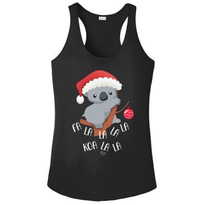 Falala Koalalala Cute Koala Bear Australian Christmas Gift Ladies PosiCharge Competitor Racerback Tank