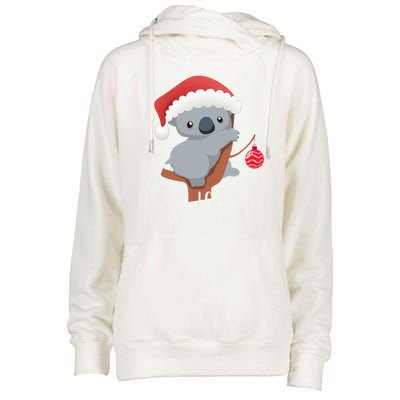 Falala Koalalala Cute Koala Bear Australian Christmas Gift Womens Funnel Neck Pullover Hood