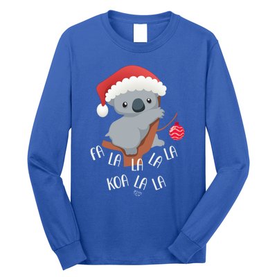 Falala Koalalala Cute Koala Bear Australian Christmas Gift Long Sleeve Shirt