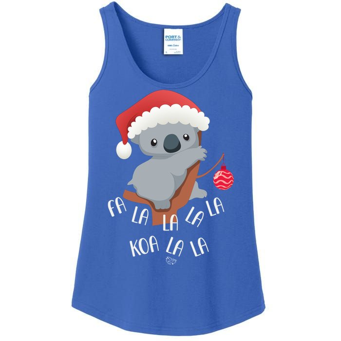 Falala Koalalala Cute Koala Bear Australian Christmas Gift Ladies Essential Tank