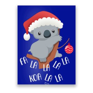 Falala Koalalala Cute Koala Bear Australian Christmas Gift Poster