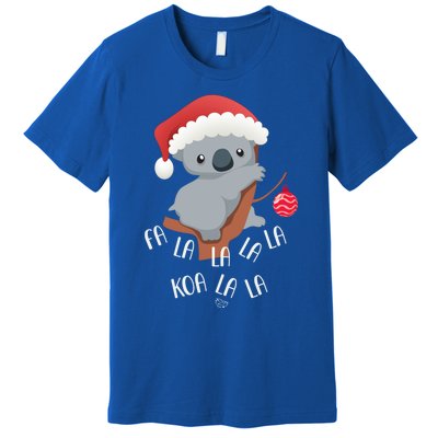 Falala Koalalala Cute Koala Bear Australian Christmas Gift Premium T-Shirt