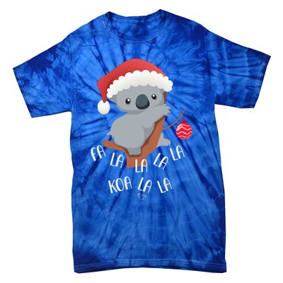 Falala Koalalala Cute Koala Bear Australian Christmas Gift Tie-Dye T-Shirt