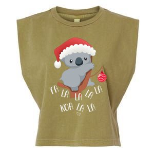 Falala Koalalala Cute Koala Bear Australian Christmas Gift Garment-Dyed Women's Muscle Tee