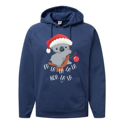 Falala Koalalala Cute Koala Bear Australian Christmas Gift Performance Fleece Hoodie