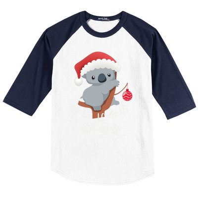 Falala Koalalala Cute Koala Bear Australian Christmas Gift Baseball Sleeve Shirt