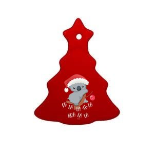 Falala Koalalala Cute Koala Bear Australian Christmas Gift Ceramic Tree Ornament