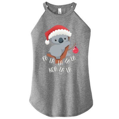 Falala Koalalala Cute Koala Bear Australian Christmas Gift Women's Perfect Tri Rocker Tank