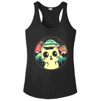 Funny Kawaii Cat Aliens And Ufo Ladies PosiCharge Competitor Racerback Tank