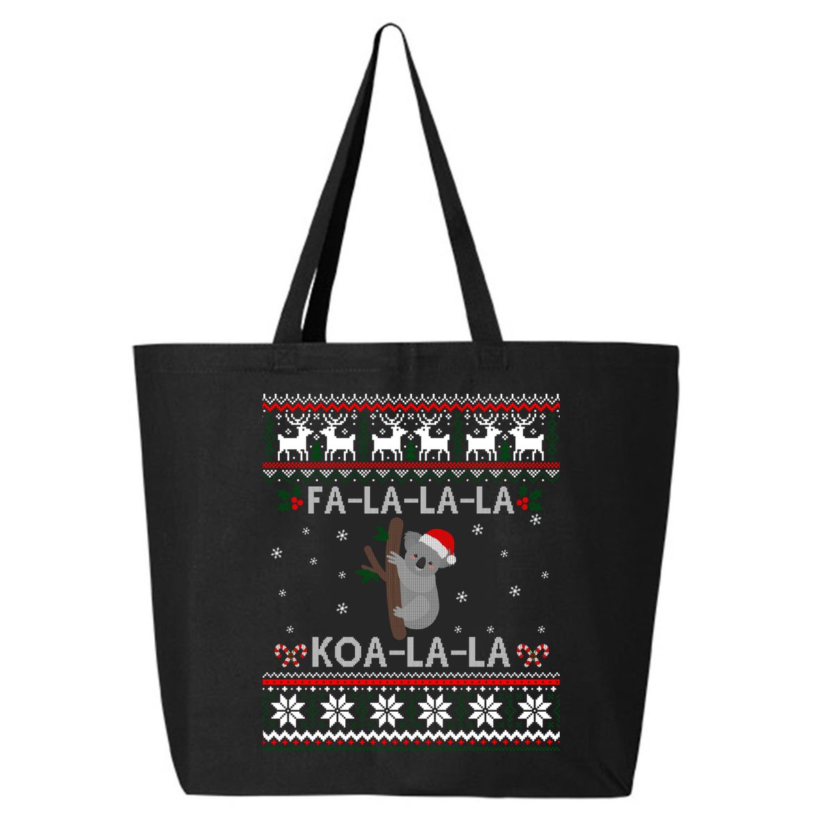 Falala Koalalala Cute Koala Bear Australian Xmas Ugly Cool Gift 25L Jumbo Tote