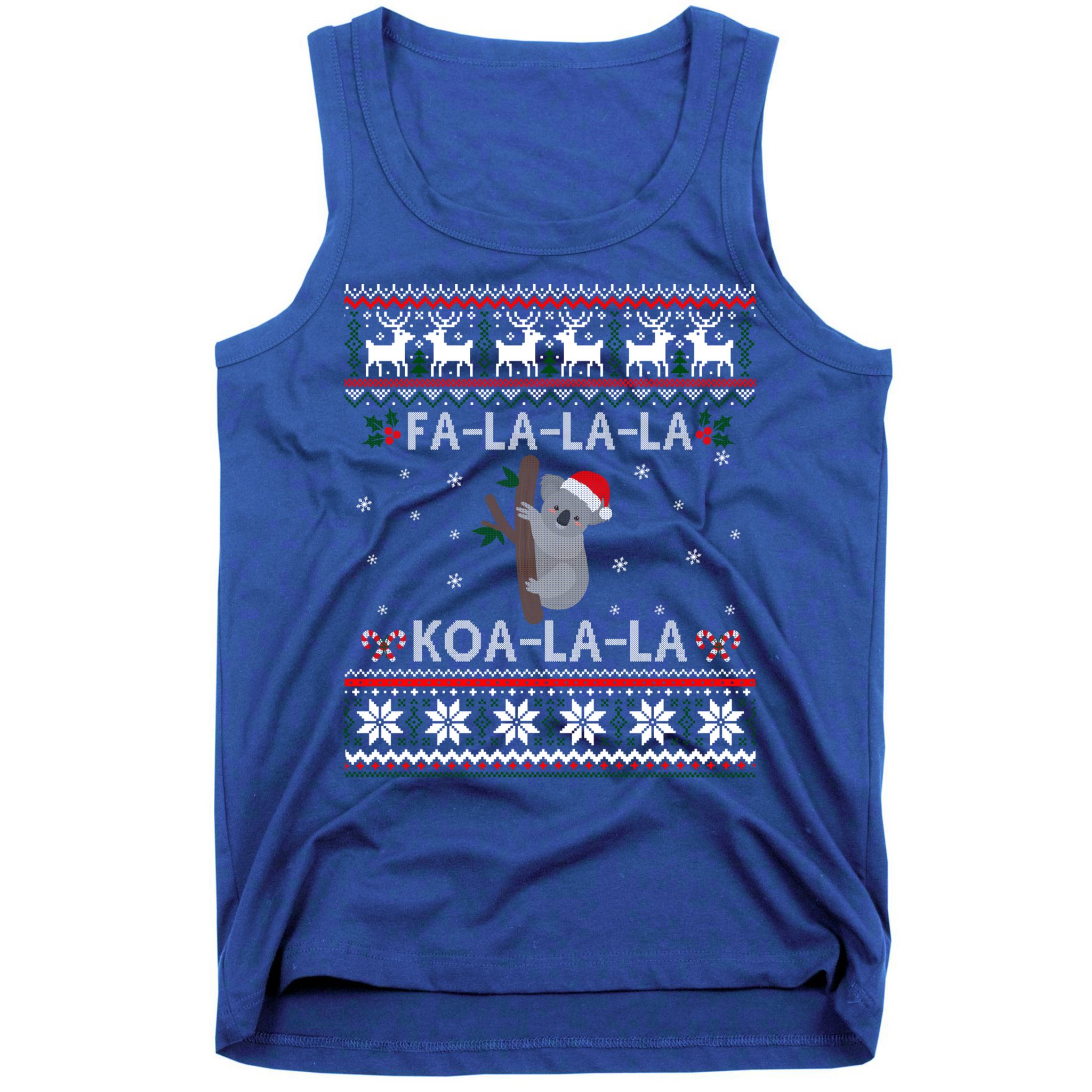 Falala Koalalala Cute Koala Bear Australian Xmas Ugly Cool Gift Tank Top
