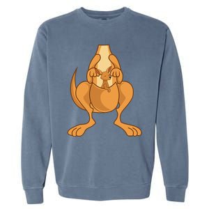 Funny Kangaroo Costume Art Halloween Easy DIY Outfit Garment-Dyed Sweatshirt