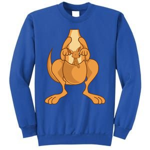 Funny Kangaroo Costume Art Halloween Easy DIY Outfit Sweatshirt