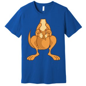 Funny Kangaroo Costume Art Halloween Easy DIY Outfit Premium T-Shirt