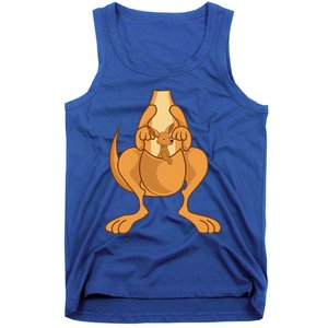 Funny Kangaroo Costume Art Halloween Easy DIY Outfit Tank Top