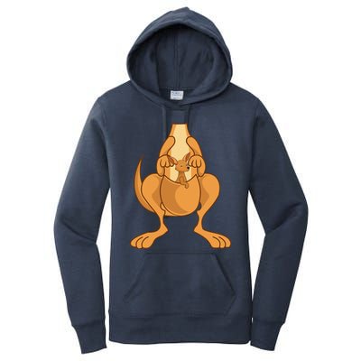 Funny Kangaroo Costume Art Halloween Easy DIY Outfit Women's Pullover Hoodie