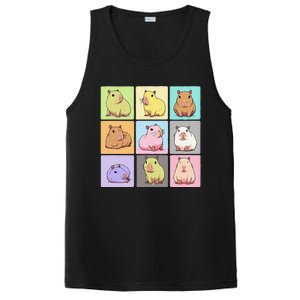 Funny Kawaii Capybara Cute PosiCharge Competitor Tank