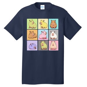 Funny Kawaii Capybara Cute Tall T-Shirt