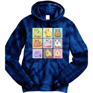 Funny Kawaii Capybara Cute Tie Dye Hoodie