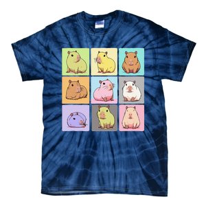 Funny Kawaii Capybara Cute Tie-Dye T-Shirt