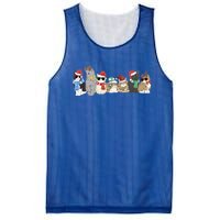 Funny Kittens Christmas Cute Gift Xmas Tree Lights Xmas Cat Gift Mesh Reversible Basketball Jersey Tank