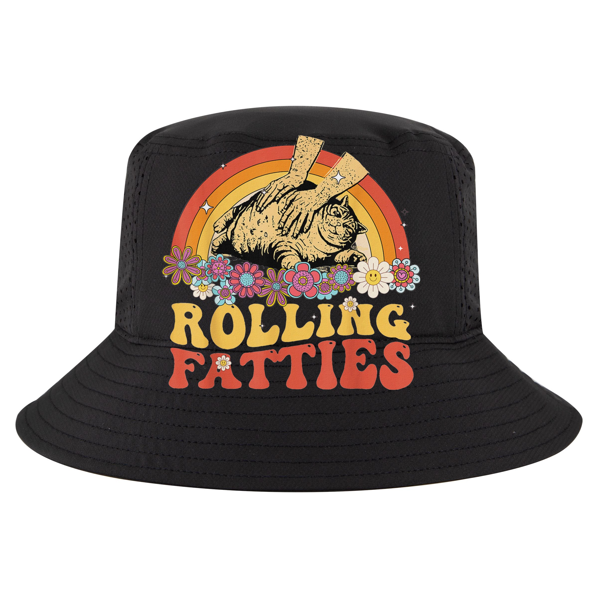 Fat Kitten Cat Rolling Fatties Cute Kitty Owner Cooling Performance Crew T-Shirt