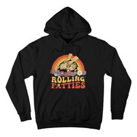 Fat Kitten Cat Rolling Fatties Cute Kitty Owner Hoodie