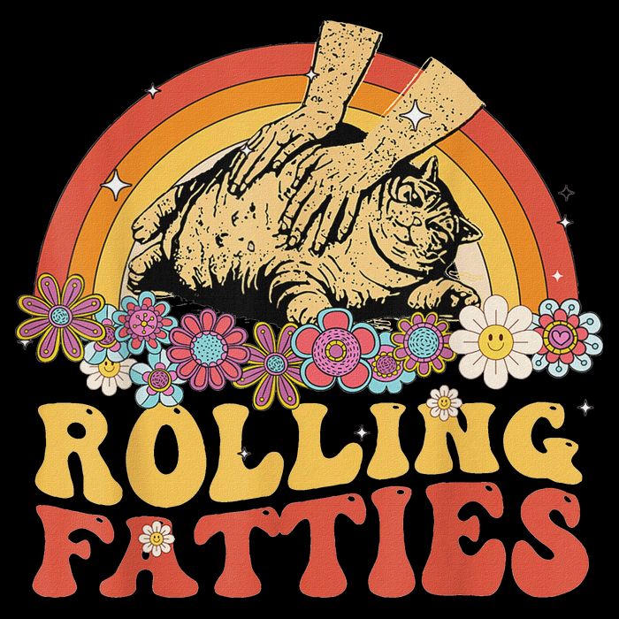 Fat Kitten Cat Rolling Fatties Cute Kitty Owner Hoodie