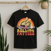 Fat Kitten Cat Rolling Fatties Cute Kitty Owner T-Shirt