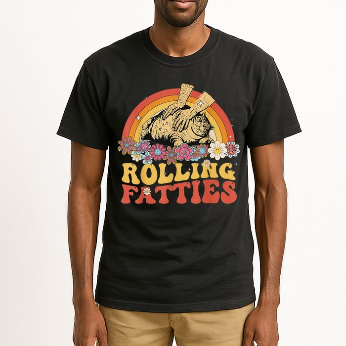 Fat Kitten Cat Rolling Fatties Cute Kitty Owner Tall T-Shirt