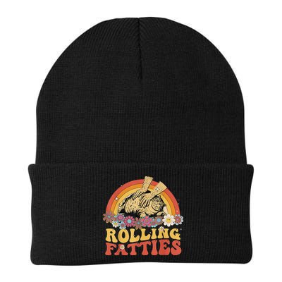 Fat Kitten Cat Rolling Fatties Cute Kitty Owner Beanie